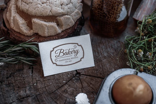 烘培品牌场景样机 Rustic Bakery Mock Up插图(5)