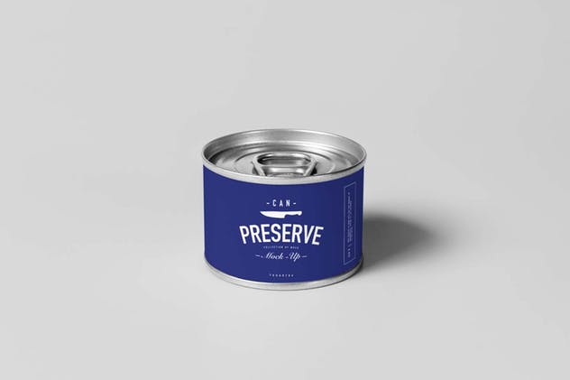 逼真金属罐头食品包装样机 Can Preserve Mock-up插图(2)