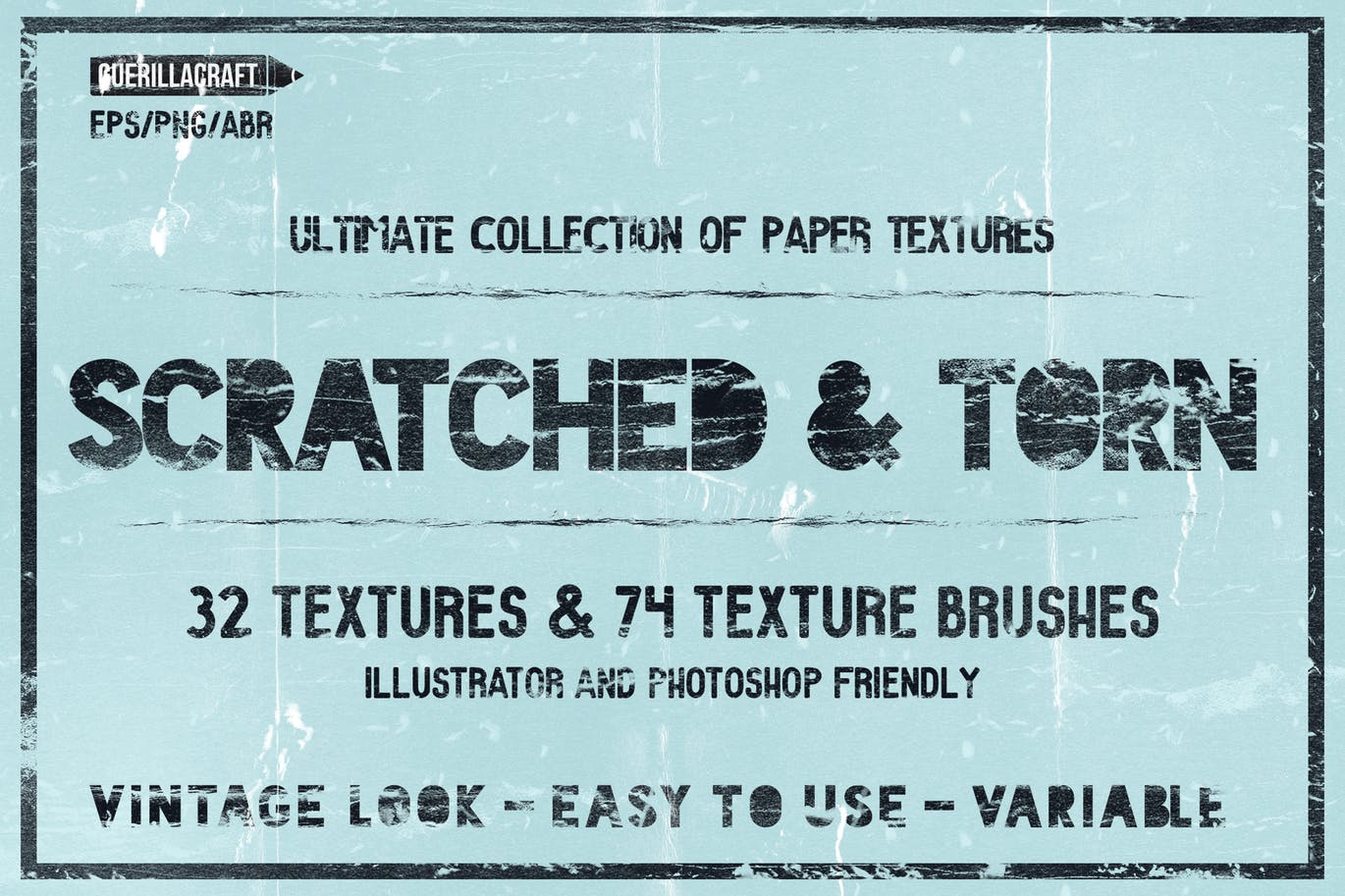复古做旧设计必备：划痕&撕裂纸张纹理素材库精选背景包 Scratched and Torn Paper Textures插图