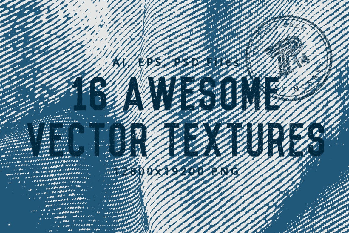 16款牛仔布纹理矢量背景素材 Denim Texture Pack Background插图(6)