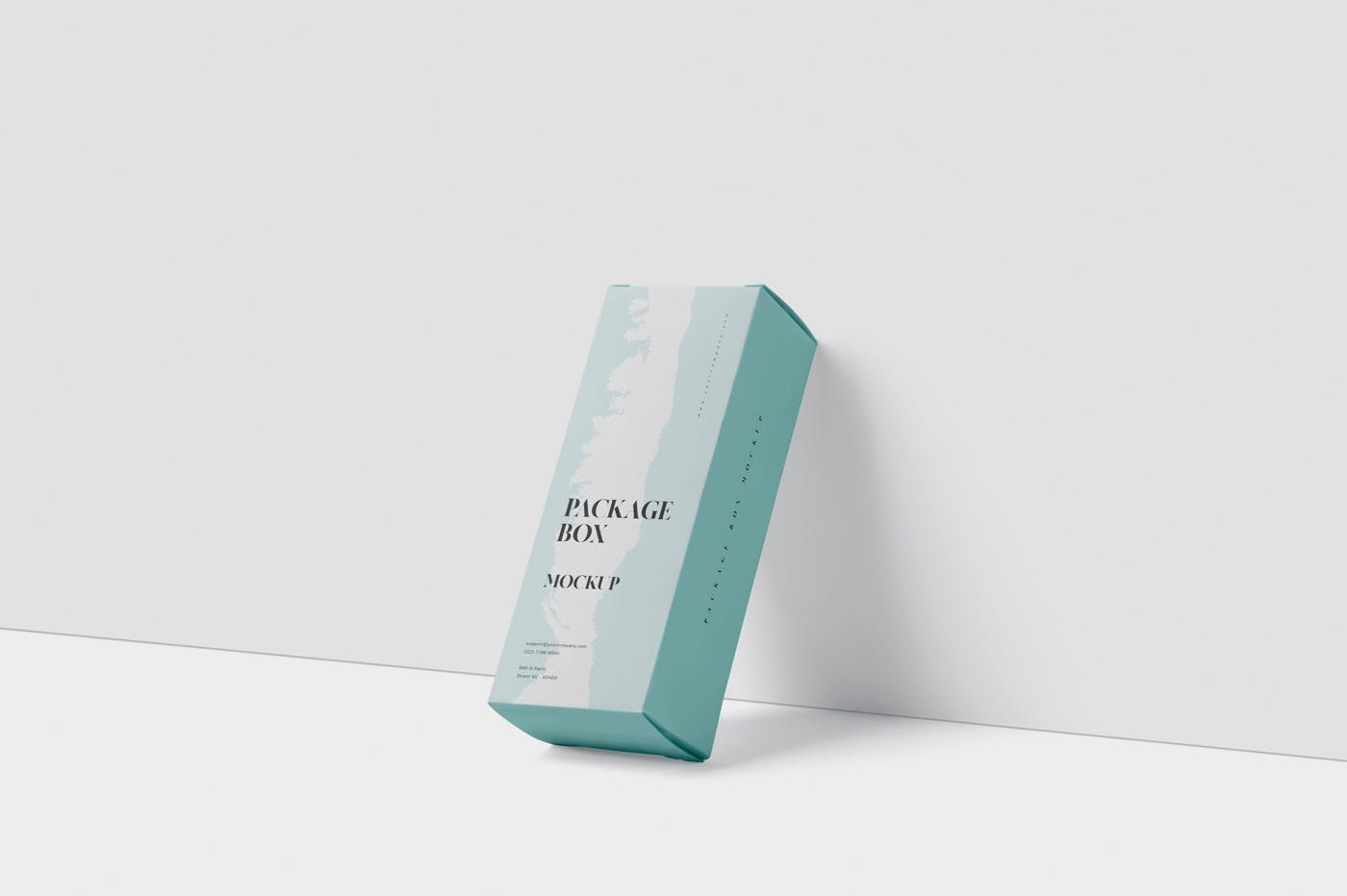 简约风多用途产品包装纸盒设计效果图素材库精选 Package Box Mock-Up – High Rectangle Shape插图(4)