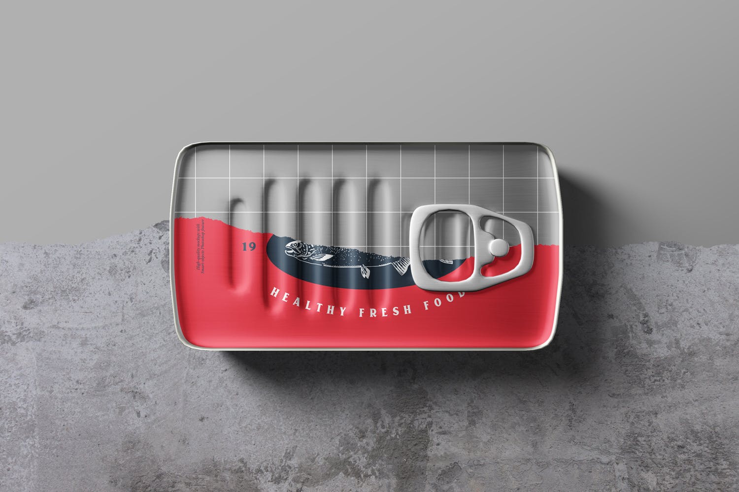 方形食品罐头包装外观设计素材库精选 Food Tin Can Mockups插图(3)