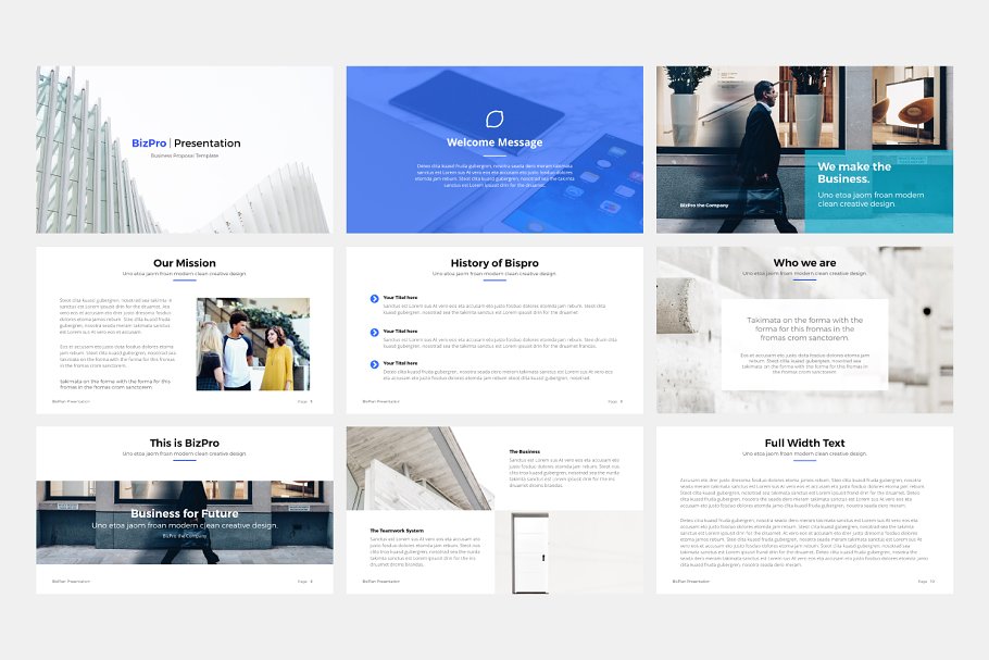 商业项目投标竞标Keynote幻灯片模板 BizPro | Proposal Keynote Template插图(1)