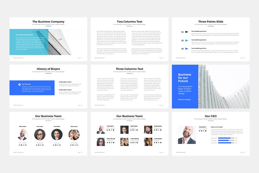 商业项目投标竞标Keynote幻灯片模板 BizPro | Proposal Keynote Template插图(2)