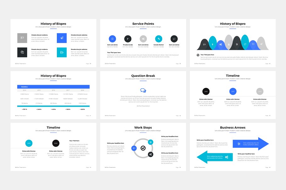 商业项目投标竞标Keynote幻灯片模板 BizPro | Proposal Keynote Template插图(5)