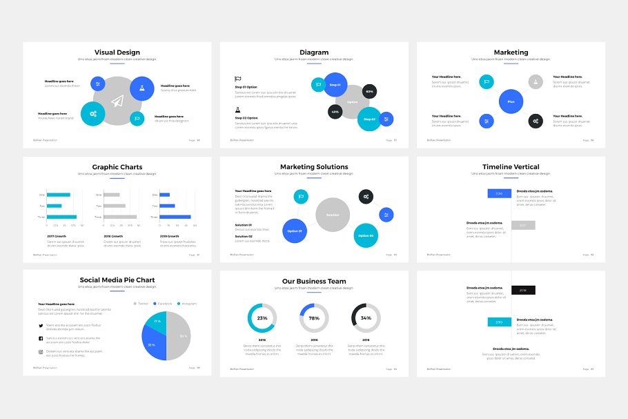 商业项目投标竞标Keynote幻灯片模板 BizPro | Proposal Keynote Template插图(7)