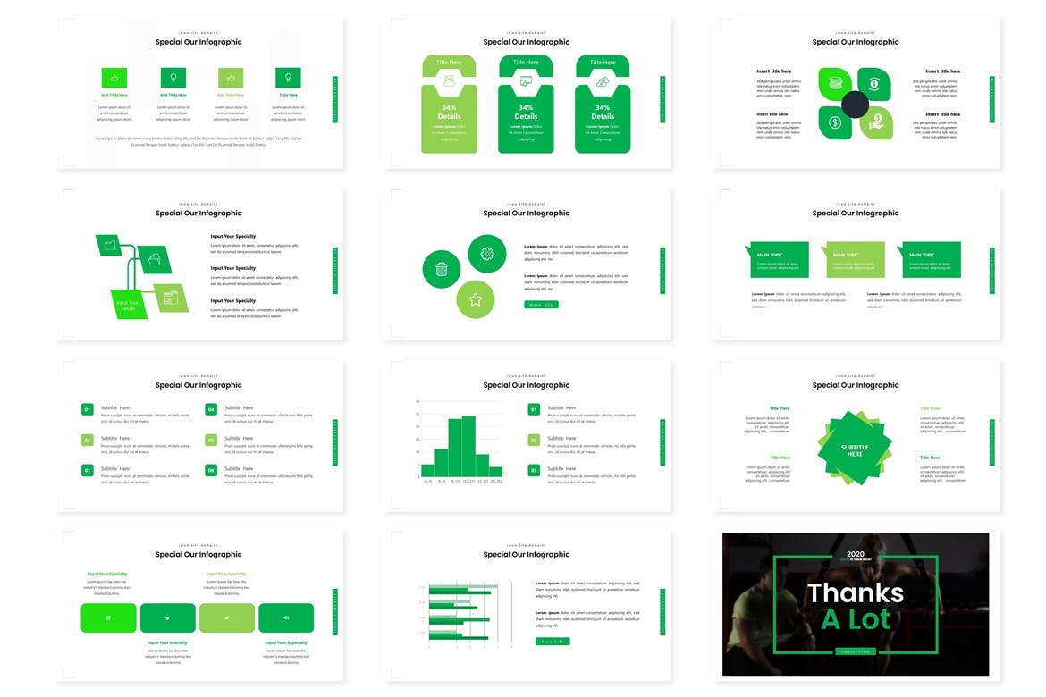 健身运动主题素材库精选Keynote模板模板 Physical – Keynote Template插图(4)