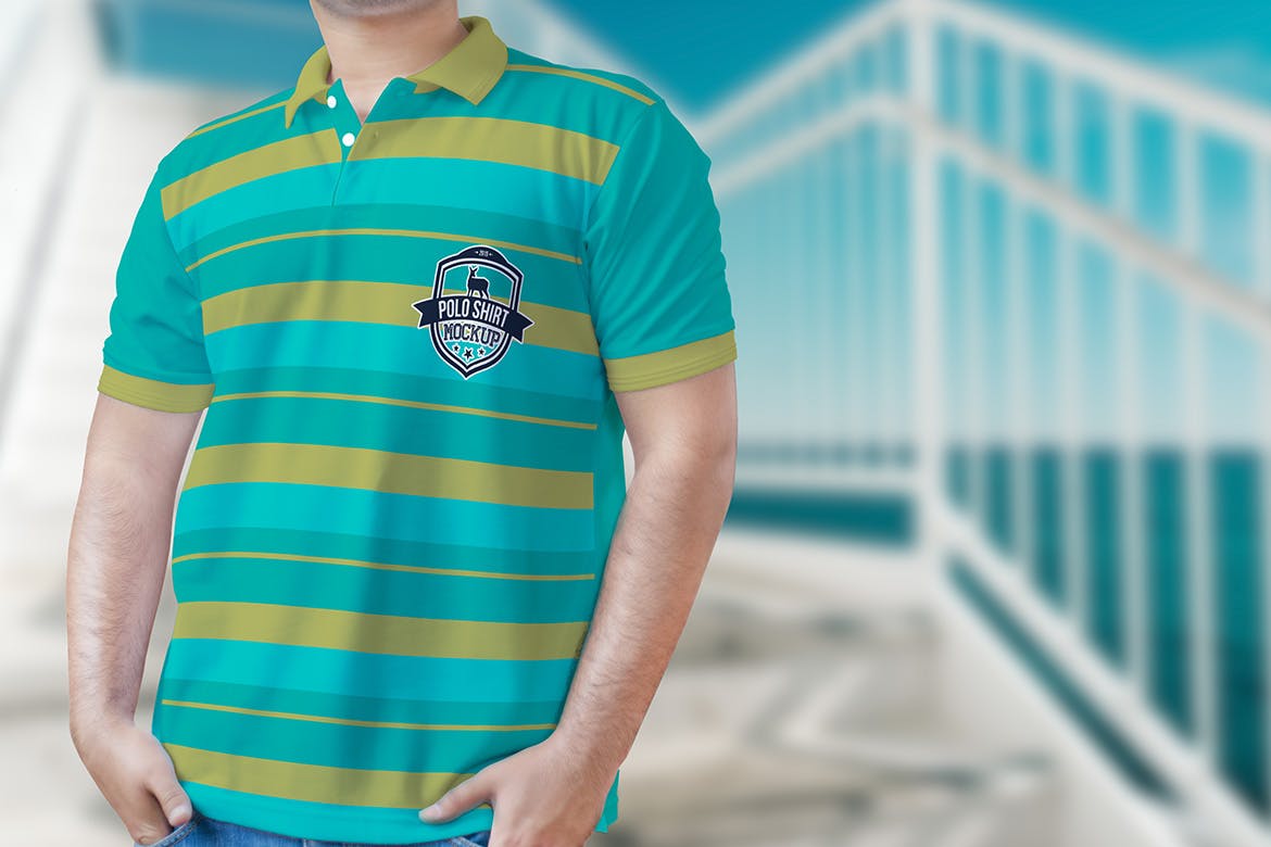 高品质的高端Polo衫VI样机展示模型mockups插图(6)
