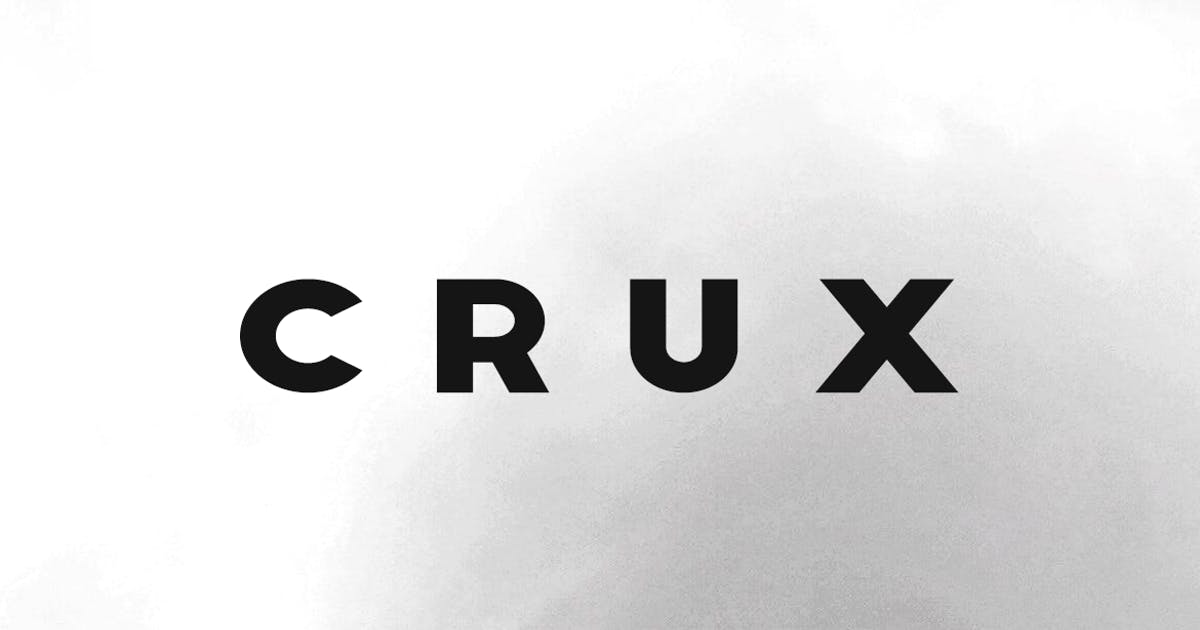 独特品牌VI视觉设计英文无衬线字体素材库精选v10 CRUX – Minimal Display / Headline / Logo Typeface插图