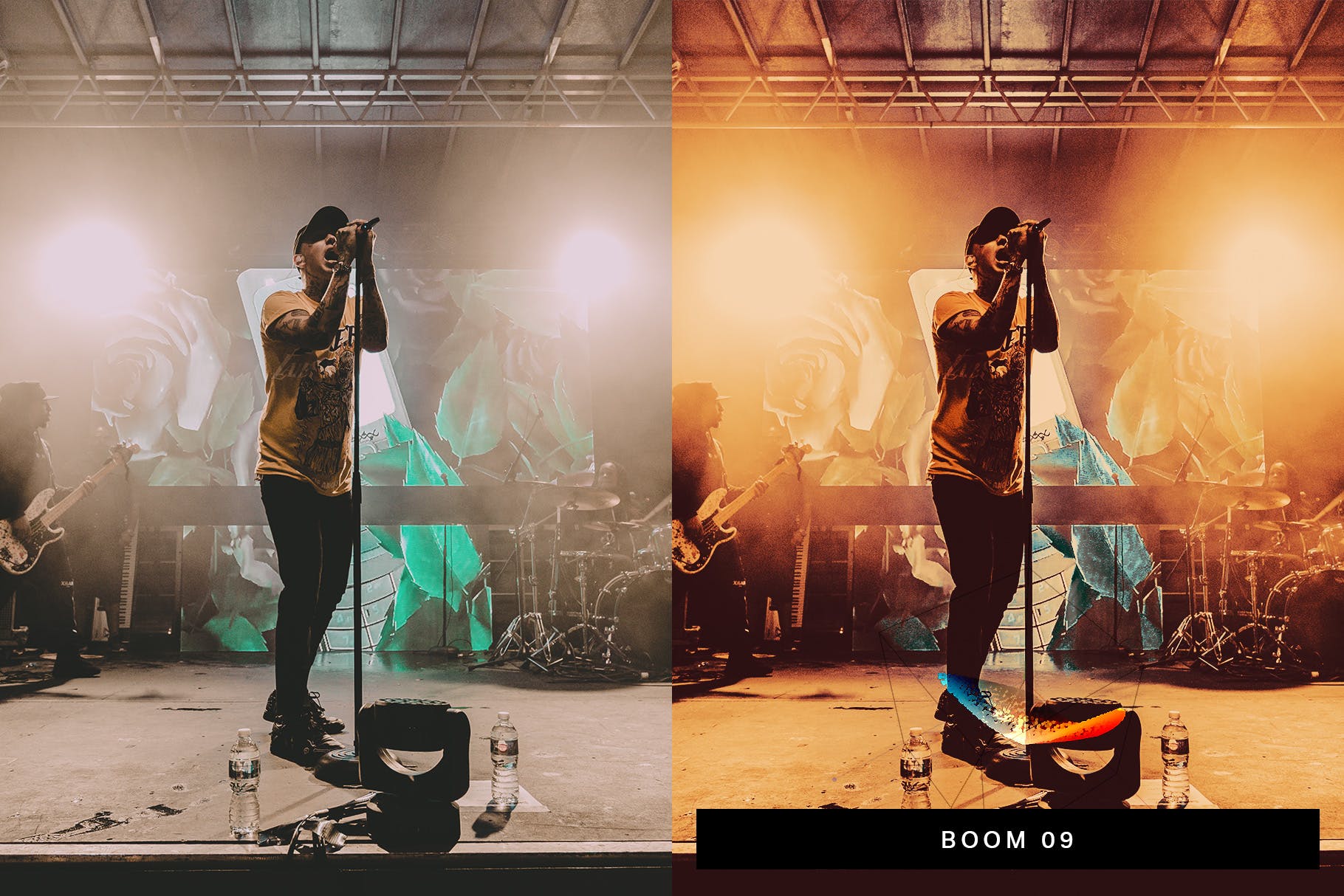 50款音乐节/演唱会等夜间表演场景照片素材库精选LR预设 50 Concert Lightroom Presets LUTs插图(2)