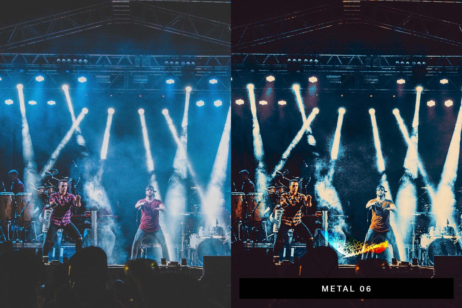 50款音乐节/演唱会等夜间表演场景照片素材库精选LR预设 50 Concert Lightroom Presets LUTs插图(5)