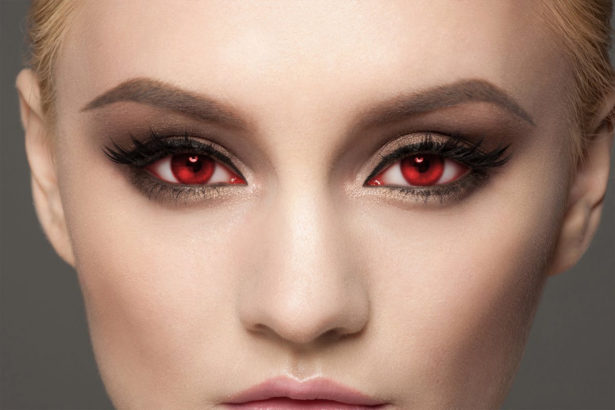 人物照片美瞳特效PS动作 Eyes Photoshop Action插图