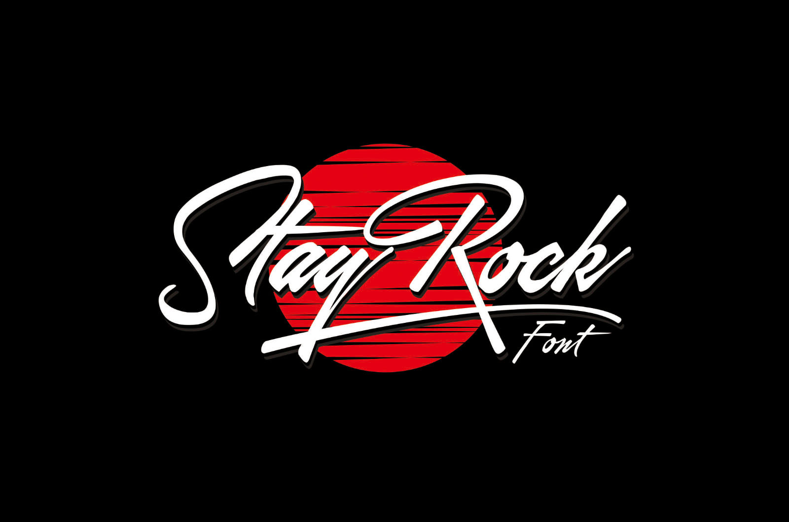 个性鲜明的英文手写字体下载 StayRock Script Font插图