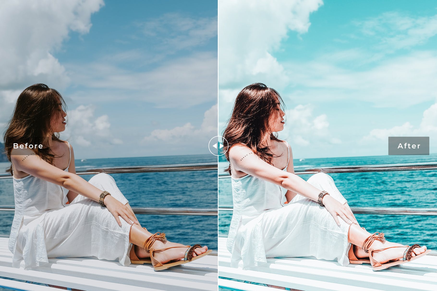 海边沙滩摄影专业Lightroom调色预设 Tahiti Mobile & Desktop Lightroom Presets插图(1)