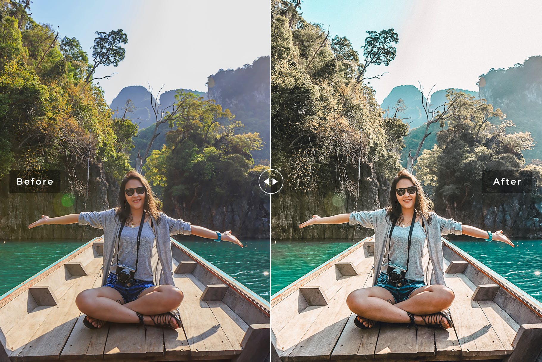 海边沙滩摄影专业Lightroom调色预设 Tahiti Mobile & Desktop Lightroom Presets插图(5)