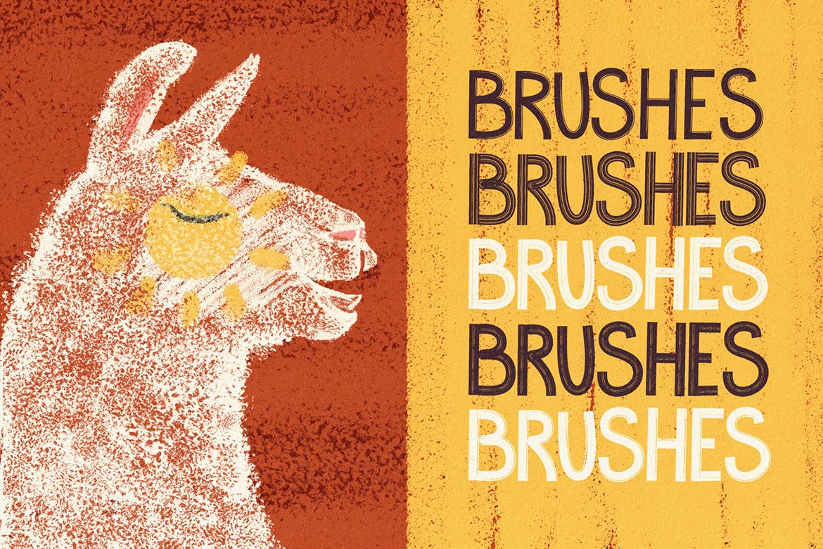 Affinity Designer软件矢量绘画笔刷下载 Hand Drawn Brushes for Affinity Designer插图(7)