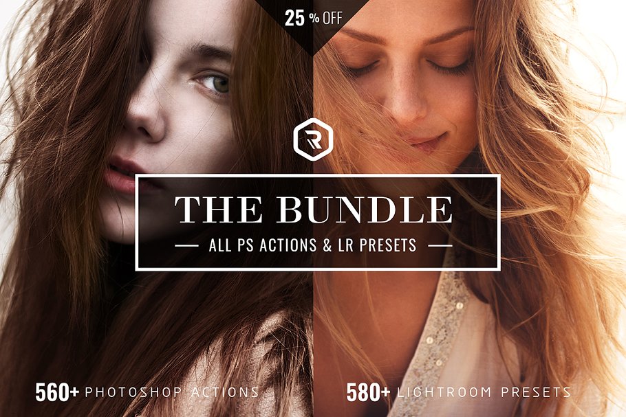 专门为风景&人物照片特效处理准备的640款Lightroom预设和590款PS动作 The Bundle – All Actions & Presets插图