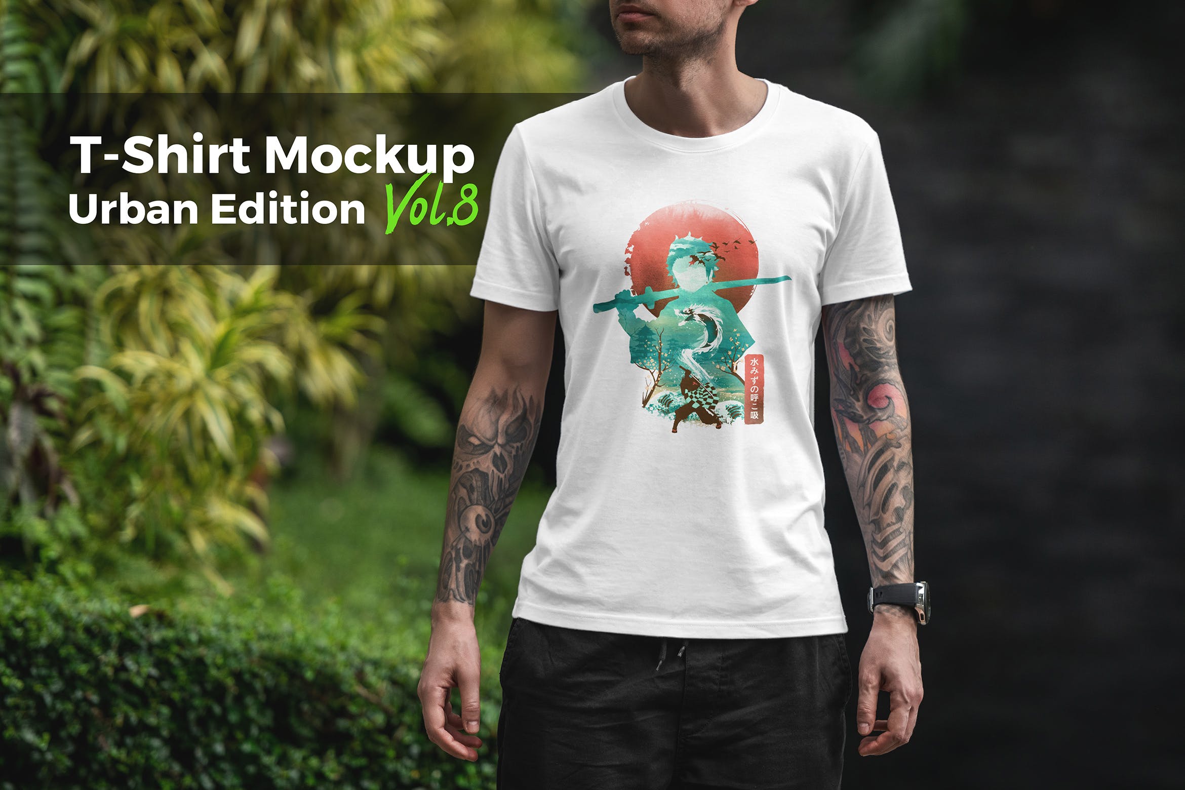 城市系列-印花T恤产品展示样机素材库精选模板v8 T-Shirt Mockup Urban Edition Vol. 8插图