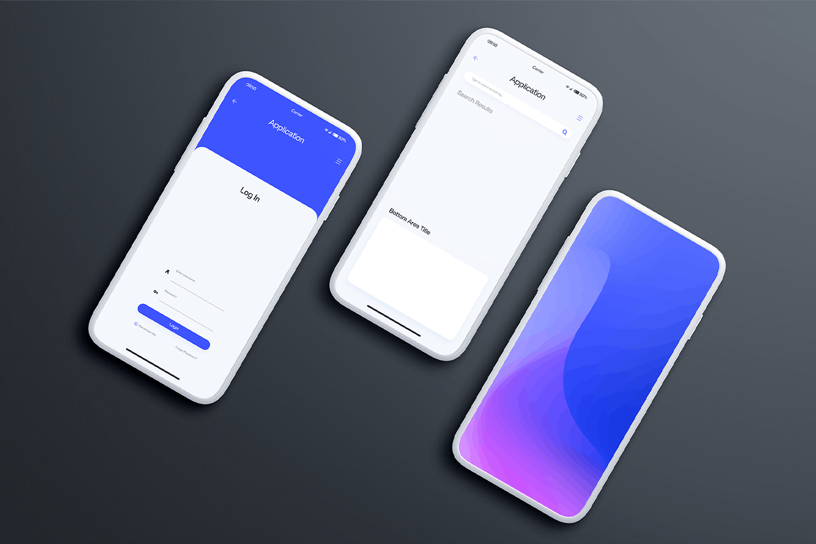 全屏智能手机屏幕预览样机模板 Smartphone Mockups插图(4)