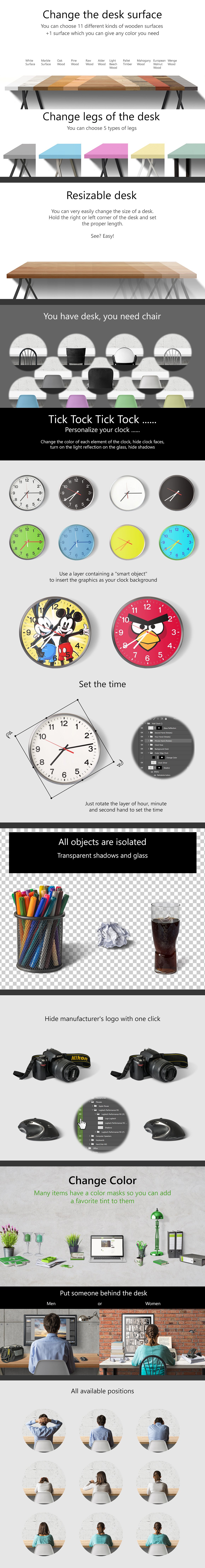 5K分辨率高清场景设计素材包 SCENE CREATOR 5K Mockup插图(1)