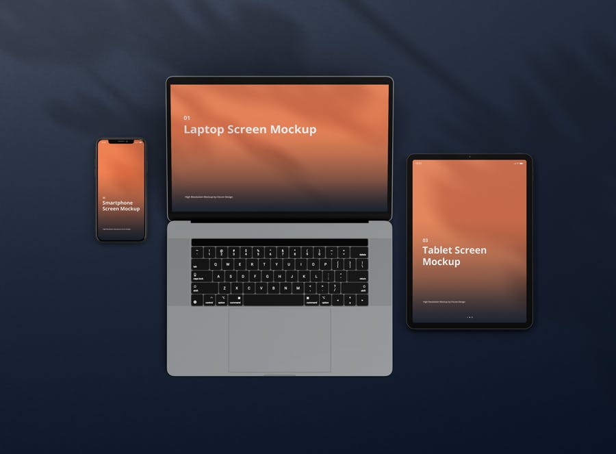 响应式设计作品效果预览智能设备素材库精选样机合集 Multi Device Screen Mockup Creator插图(3)