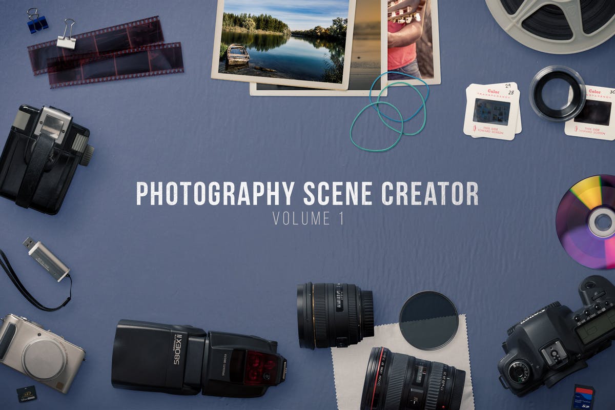 摄影主题场景设计套件v1 Photography Scene Creator Volume 1插图