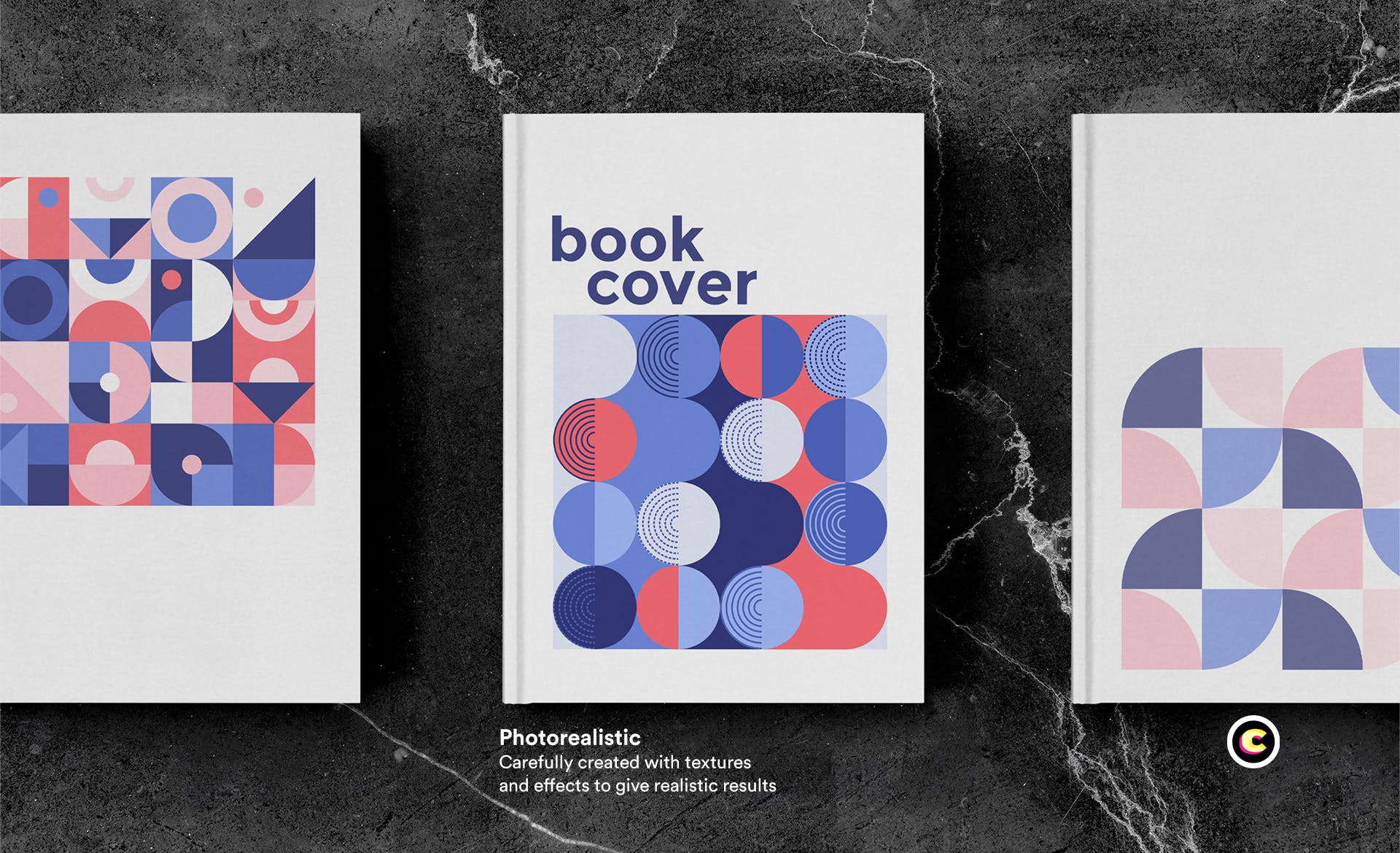 硬封设计图书封面印刷效果图样机素材库精选 Book Cover Mockup插图(3)