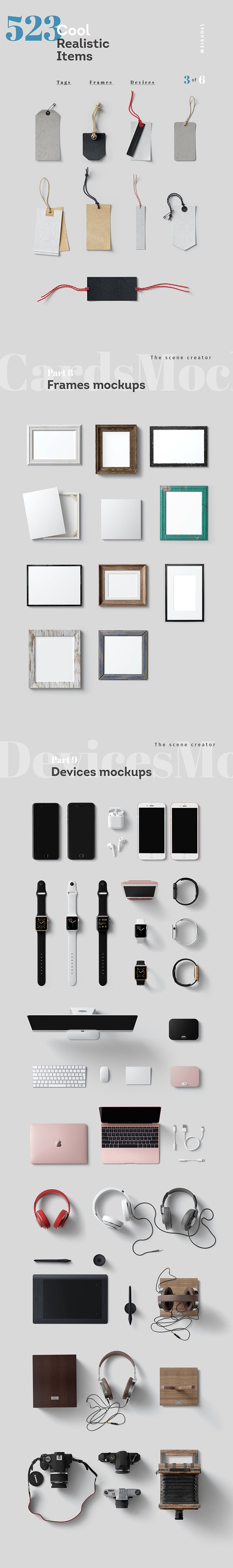 素材库下午茶：超级办公室物品品牌设计Mockups下载[PSD,解压后26GB+]插图(9)