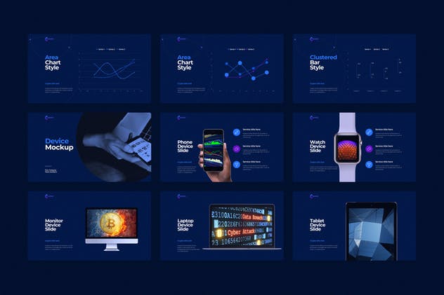 比特币加密货币投资金融PPT幻灯片演示模板 CRYPTO Powerpoint Template插图(14)
