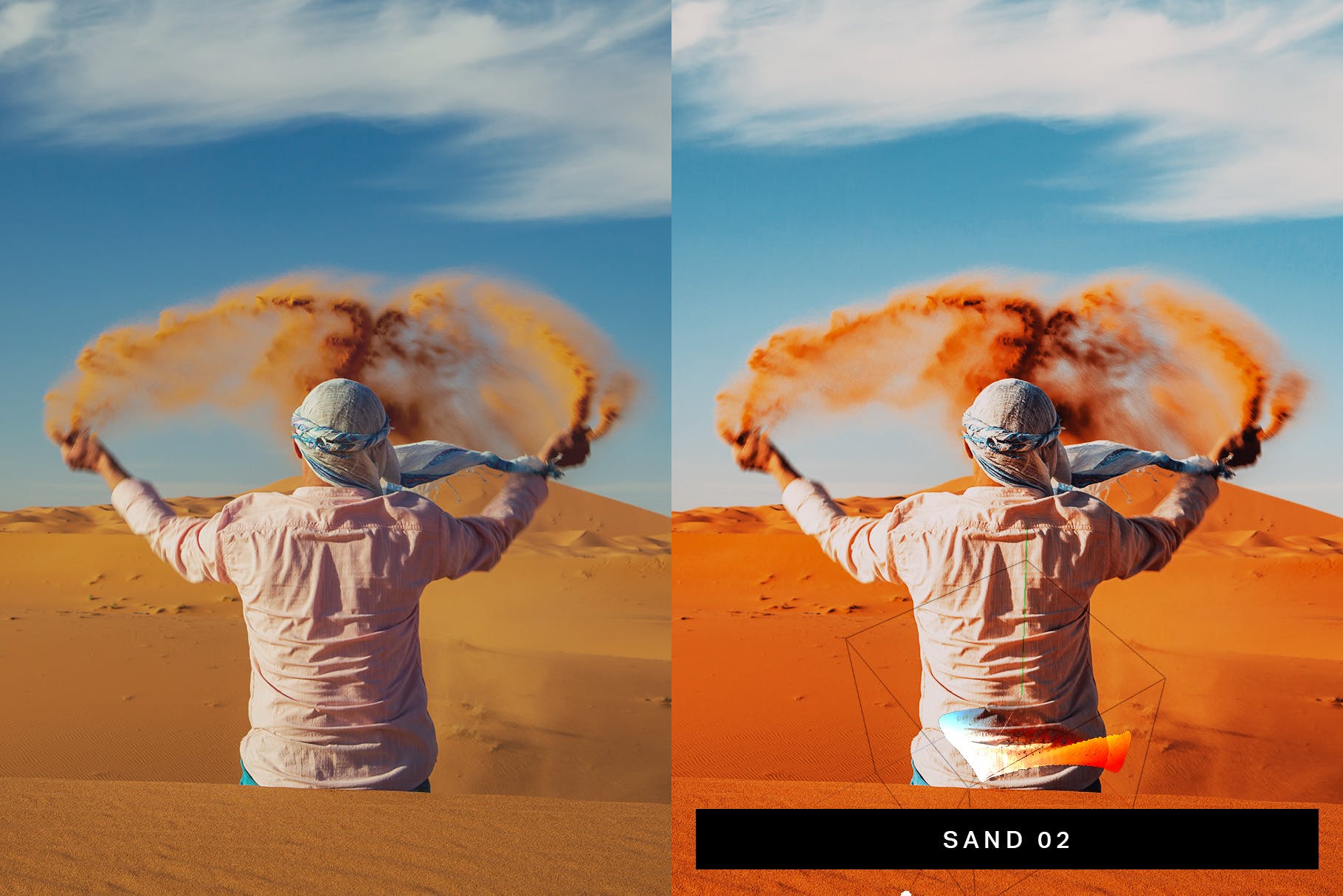 50款沙漠风景摄影调色滤镜素材库精选LR预设 50 Sahara Lightroom Presets and LUTs插图(4)