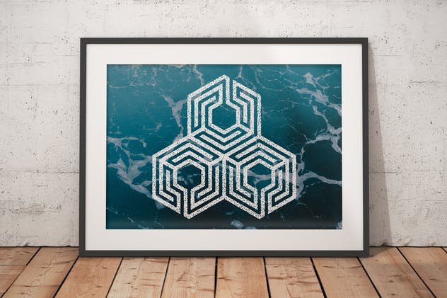 50款迷宫图形设计印章纹理合集 Labyrinth Stamps插图(9)