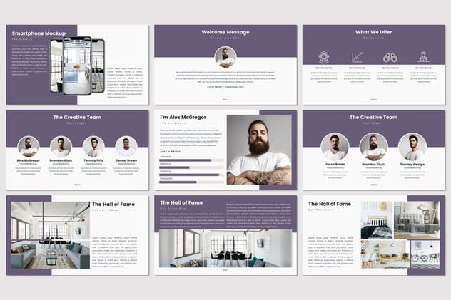 企业服务介绍PPT幻灯片模板 BATAGOR – Powerpoint Template插图(1)
