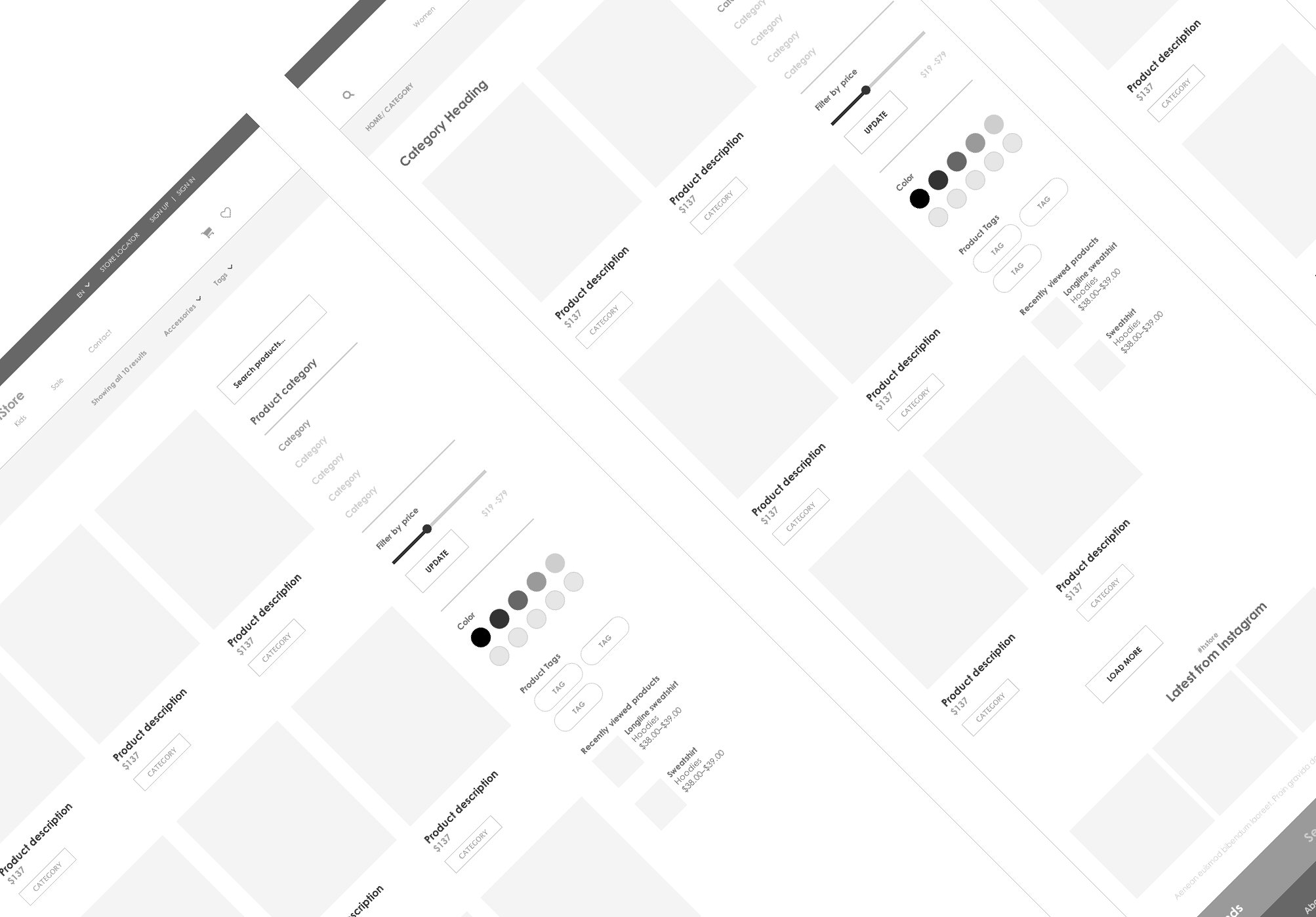 Axure 响应式电商网站产品原型模板 Axure responsive Ecommerce template4插图(3)