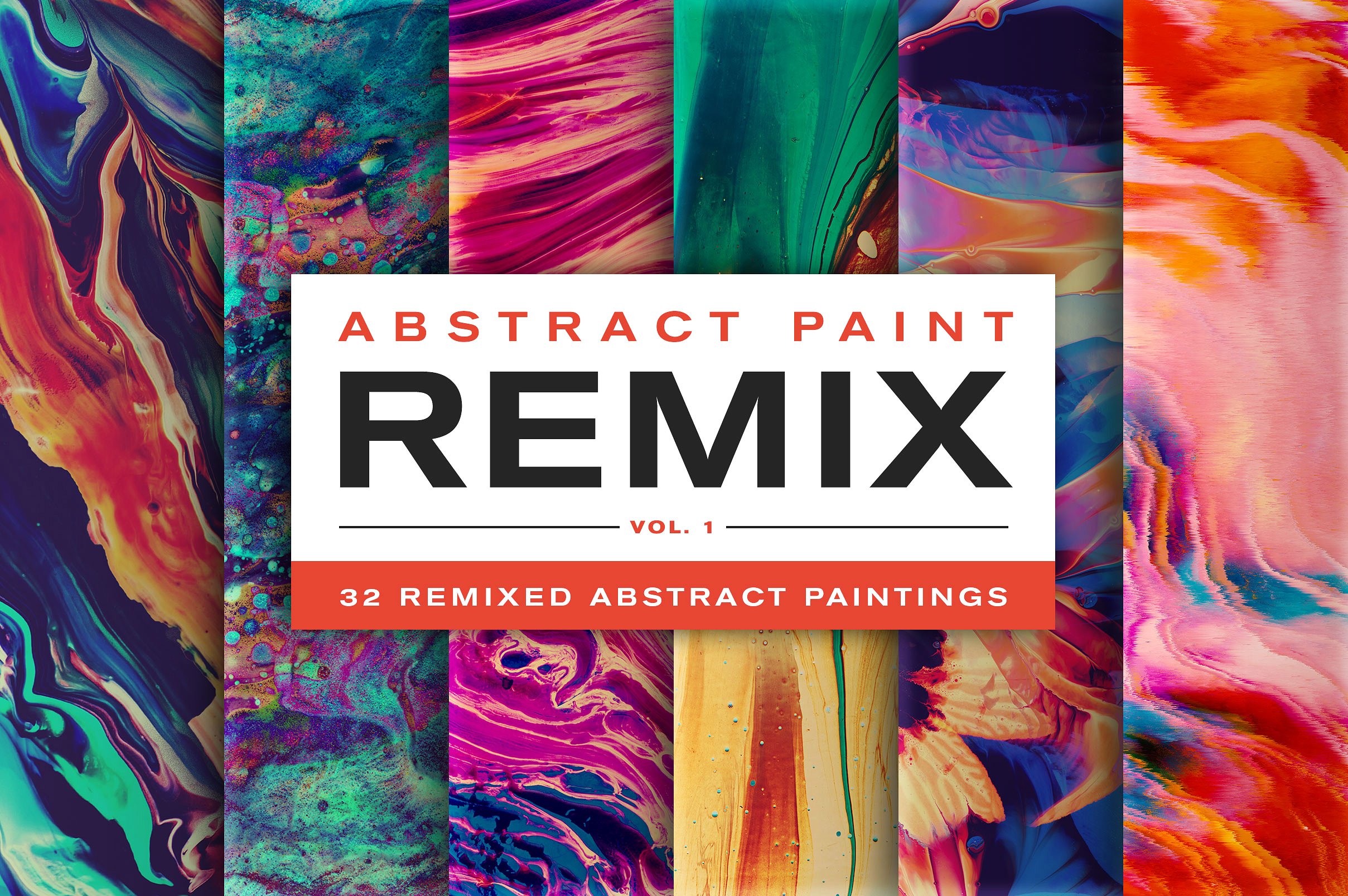创意抽象纹理系列：抽象油画&几何形状纹理素材包 Abstract Texture Bundle（超巨量2.46GB）插图(5)