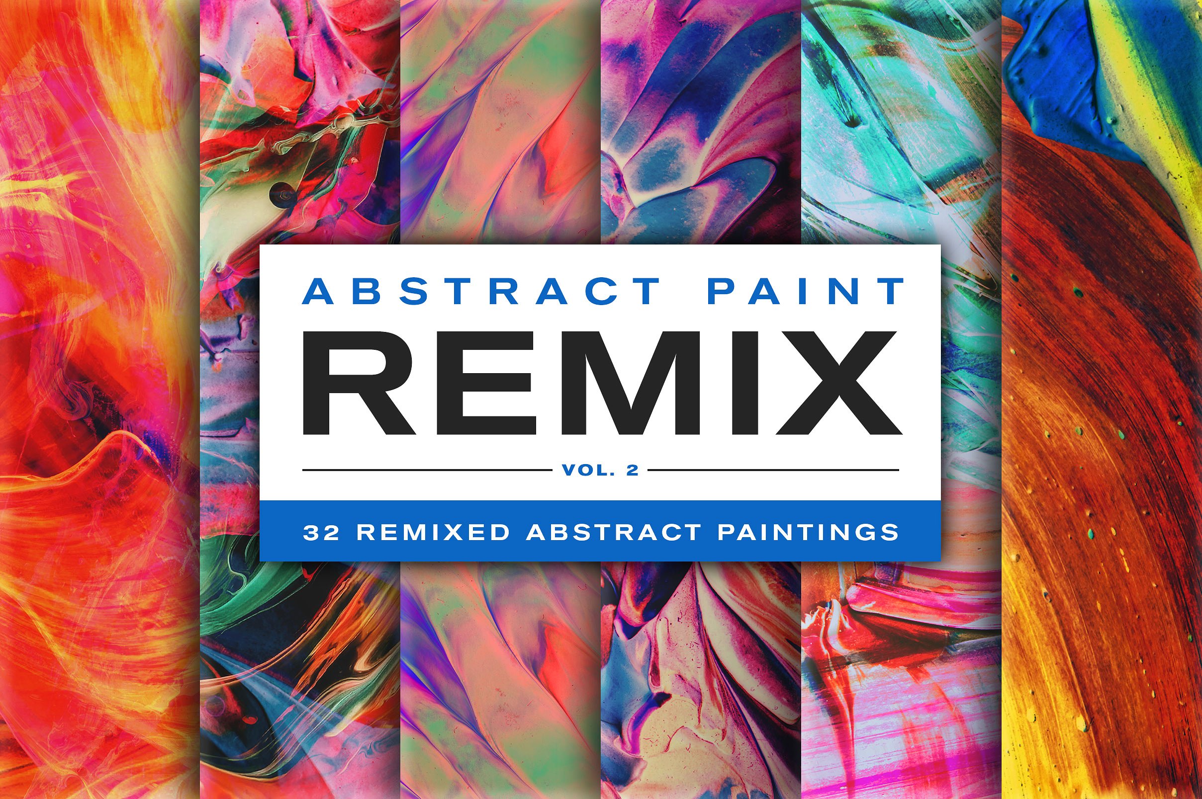创意抽象纹理系列：抽象油画&几何形状纹理素材包 Abstract Texture Bundle（超巨量2.46GB）插图(6)