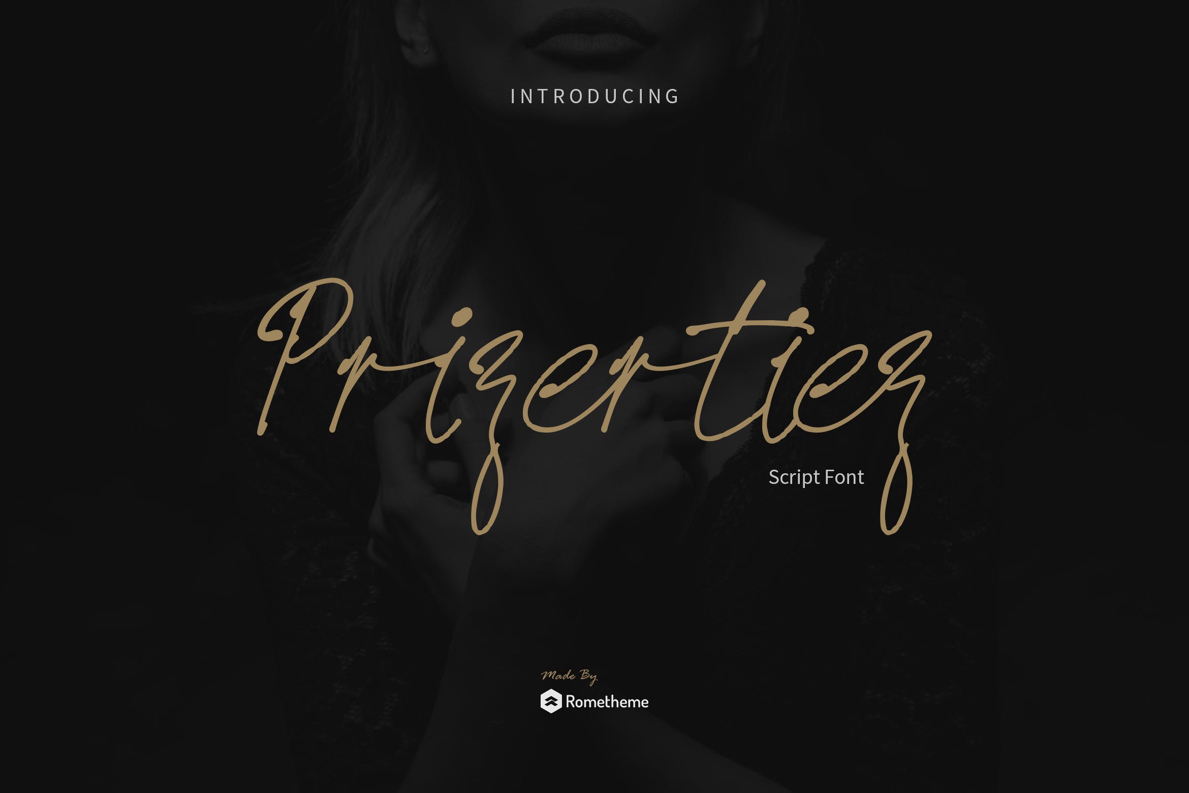 英文草书字体下载 Prizertiez – Script Font YR插图