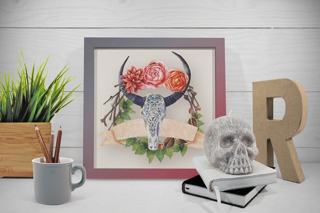 油画艺术品装裱画框样机模板 Framework Scene Creator插图(13)