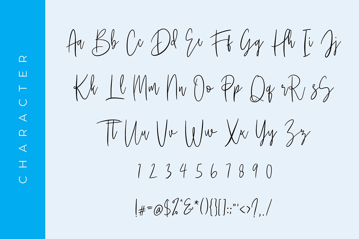 优雅风格英文硬笔书法字体素材库精选 Cinderella Beautiful Calligraphy Font插图(6)