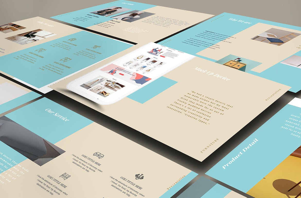 家具品牌营销策划方案PPT幻灯片模板 Furniture Marketing Powerpoint Template插图(4)