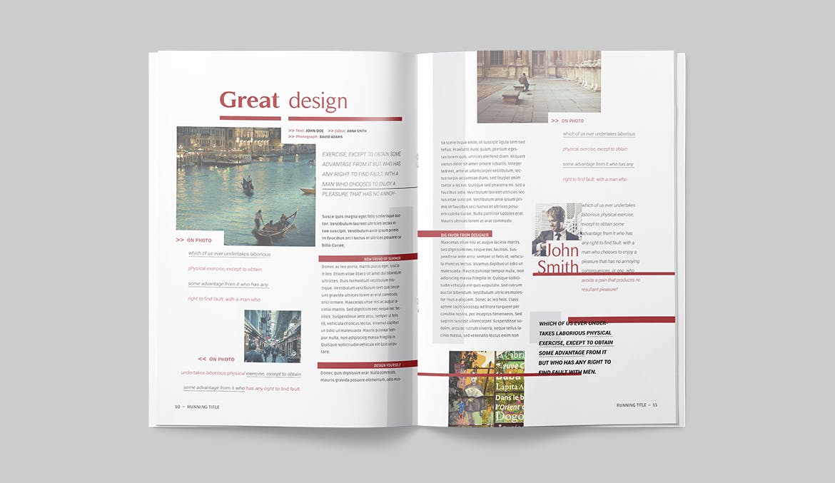 建筑主题杂志设计INDD模板 Magazine Template插图(5)