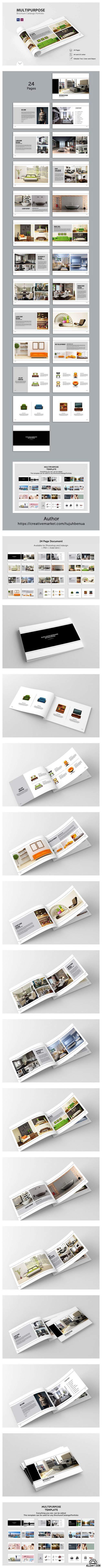 一款实用的横版企业画册模版下载[indd,psd]插图