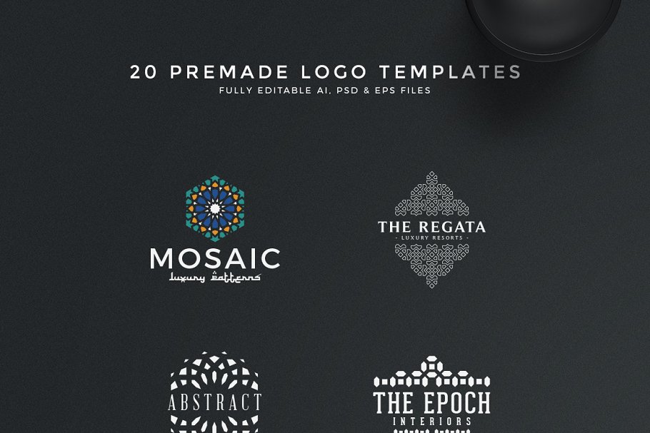 五星好评几何Logo制作套件[1.81GB] Geometric Logo Creation Kit Arab Ed.插图(6)