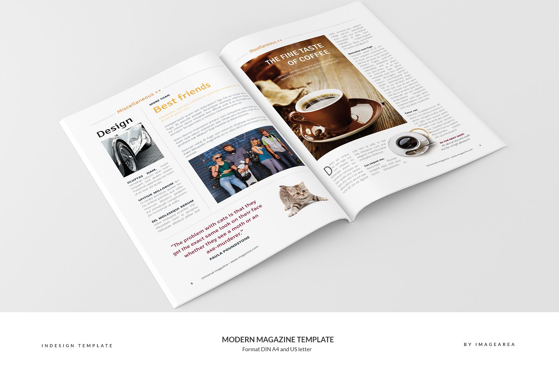 现代摩登城市宣传杂志画册模板 Modern Magazine Template插图(5)