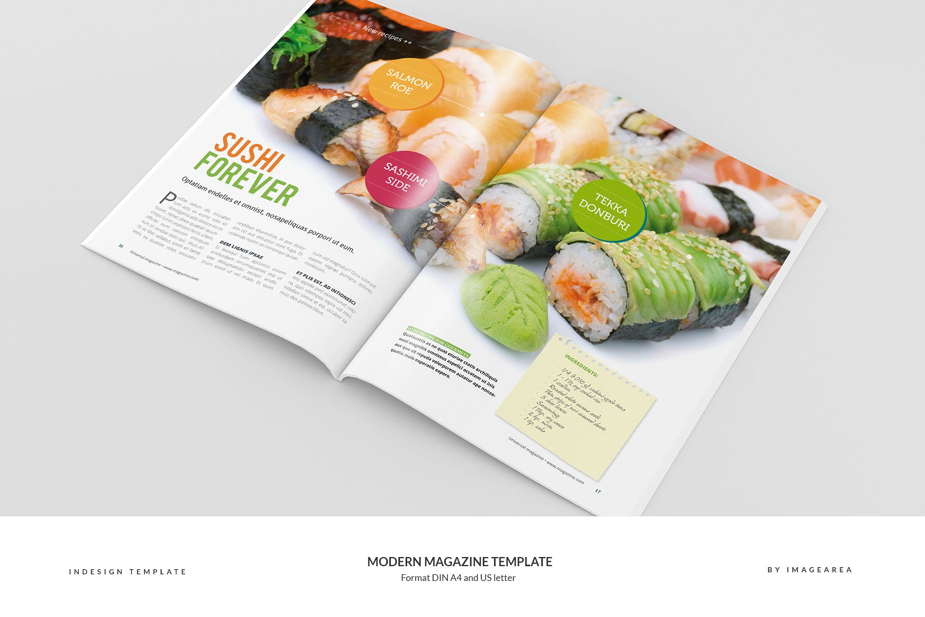 现代摩登城市宣传杂志画册模板 Modern Magazine Template插图(9)