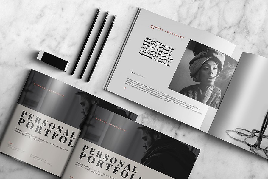 企业画册产品手册设计模板v1 Portfolio Brochure Vol.1插图