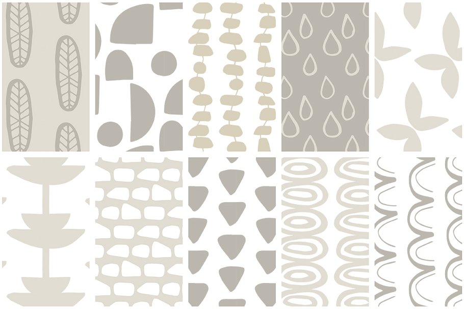 斯堪的纳维亚设计风格纹理 Scandinavian Design Patterns插图(4)