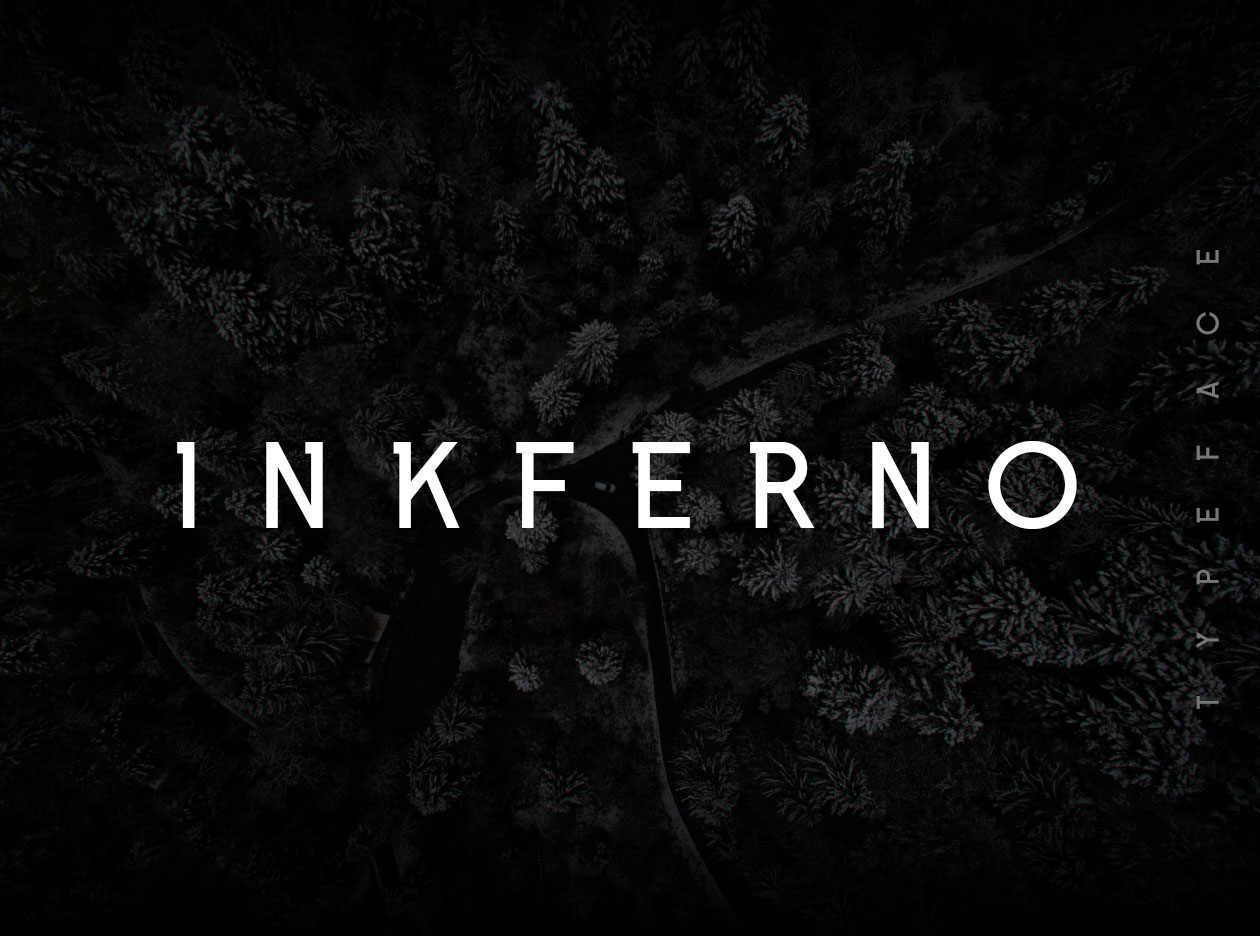 版式设计适用的半衬线字体 Inkferno Semi-Serif Typeface插图