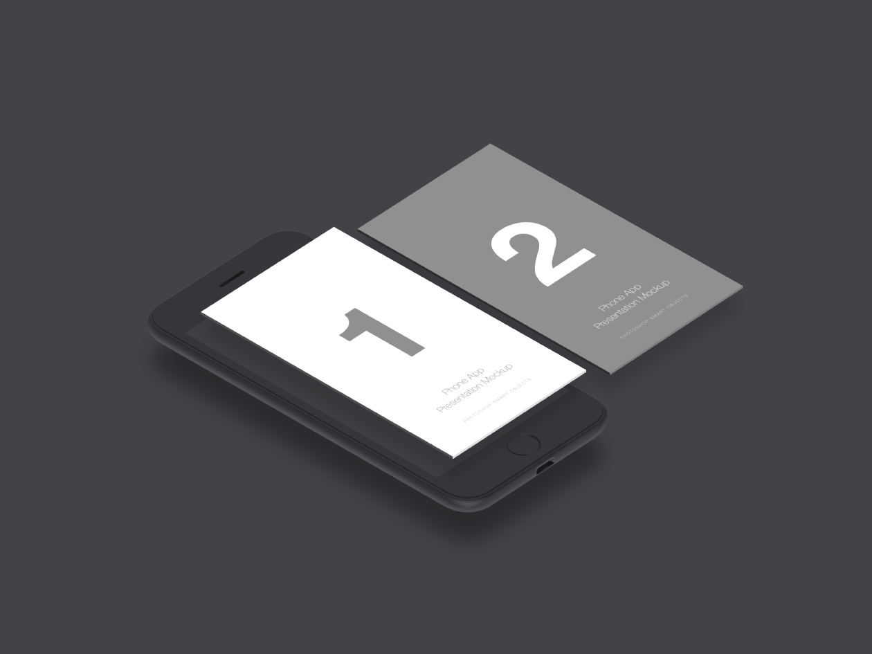移动应用程序UI设计效果图样机 Mobile App Mockup插图