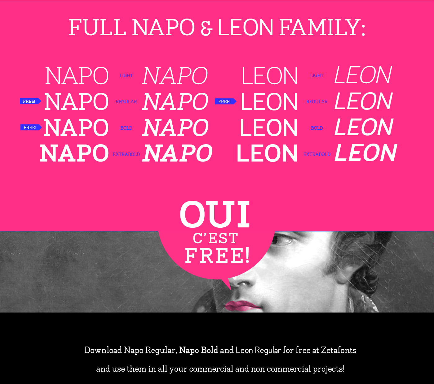 免费粗衬线英文字体 Napo Font Family插图(10)