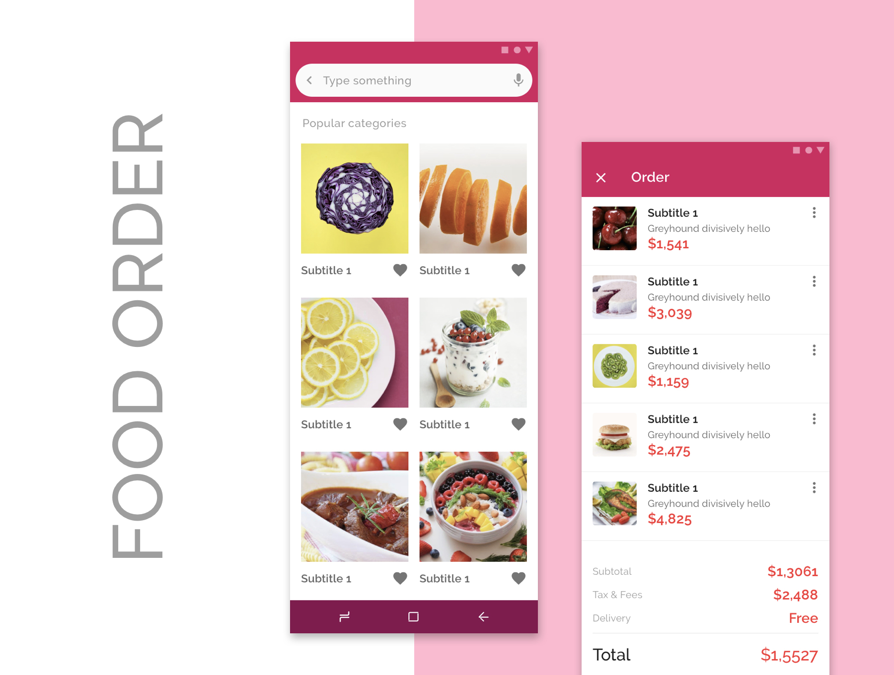 实用的美食订餐APP UI KIT模板下载插图(5)